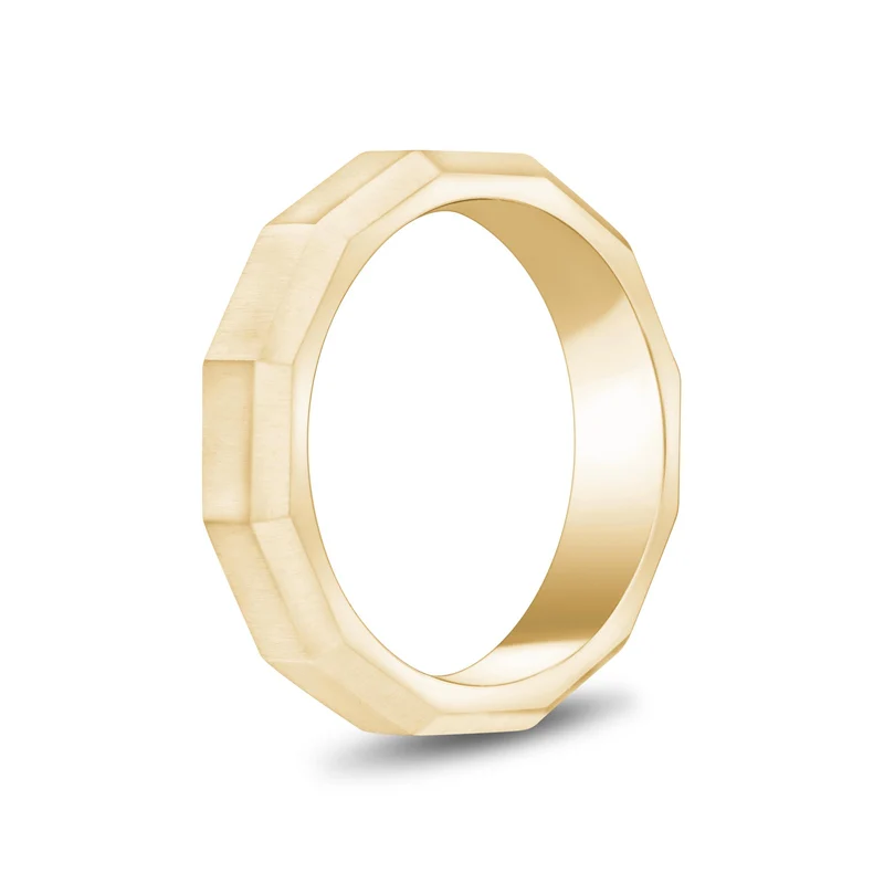 5 mm mattiertes facettiertes Band