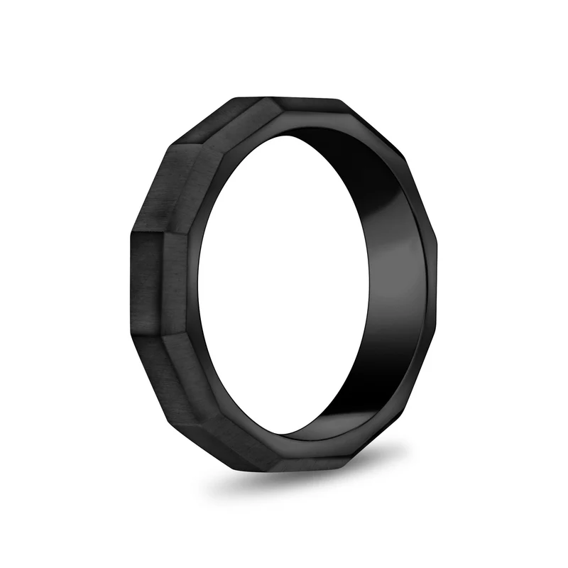 5 mm mattiertes facettiertes Band