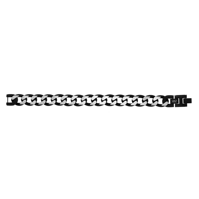 14mm zweifarbiges kubanisches Gliederarmband