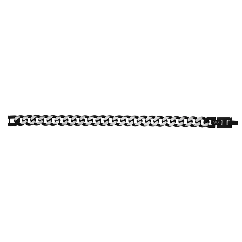 11mm zweifarbiges kubanisches Gliederarmband
