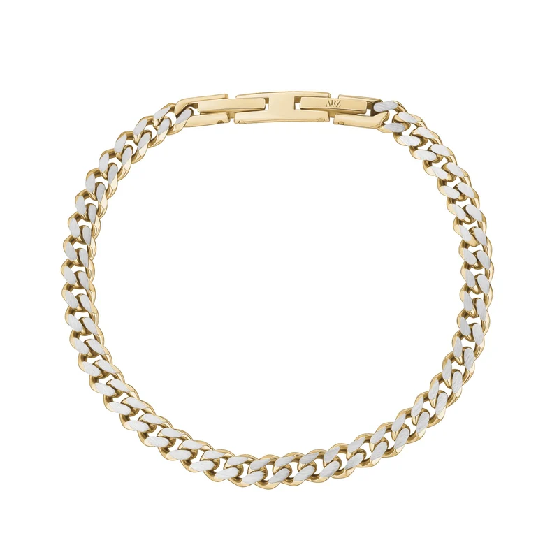 5mm zweifarbiges kubanisches Gliederarmband