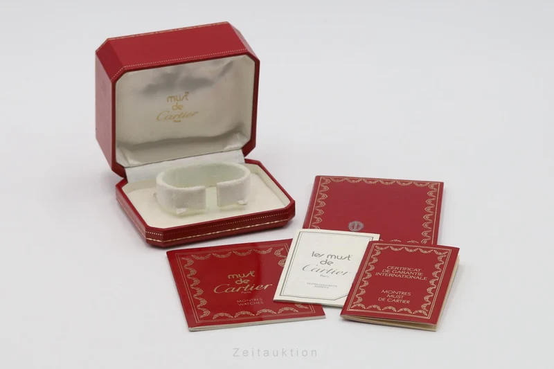 Cartier Tank silver-gilt quartz women's watch W1002753 [2604366]