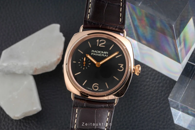 Panerai Radiomir 18 ct red gold manual winding men's watch PAM00439 [2604302]