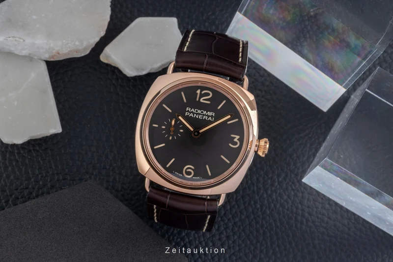 Panerai Radiomir 18 ct red gold manual winding men's watch PAM00439 [2604302]