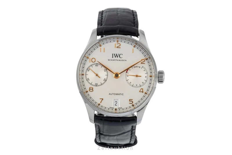 IWC Portugieser steel automatic men's watch IW500704 LP: 14000EUR [2604487]