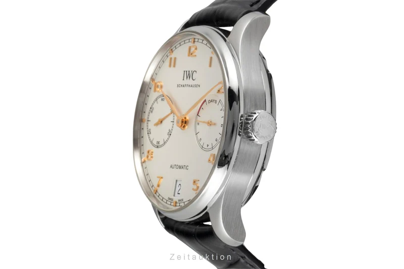 IWC Portugieser steel automatic men's watch IW500704 LP: 14000EUR [2604487]