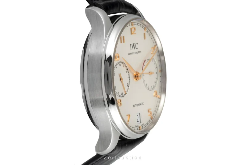 IWC Portugieser steel automatic men's watch IW500704 LP: 14000EUR [2604487]