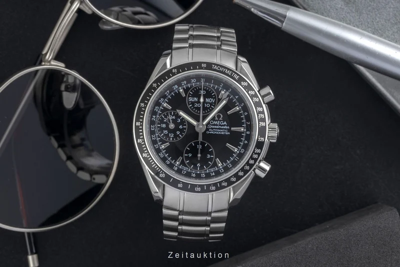 Omega Speedmaster Date chronograph steel automatic men's watch 3220.50.00 [2604136]