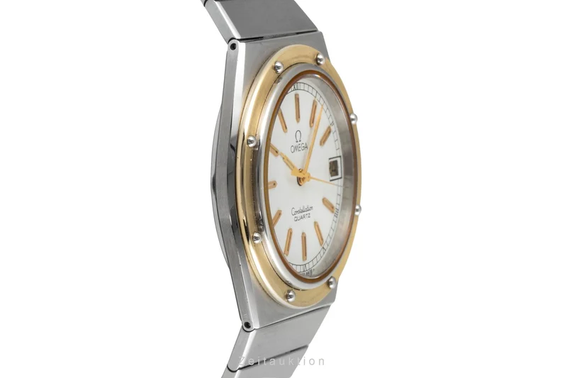 Omega Constellation steel / gold quartz men's watch 196.0147 / 396.0879 Vintage [2604102]