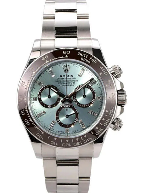Rolex Daytona Platin 126506 Eisblau Diamant
