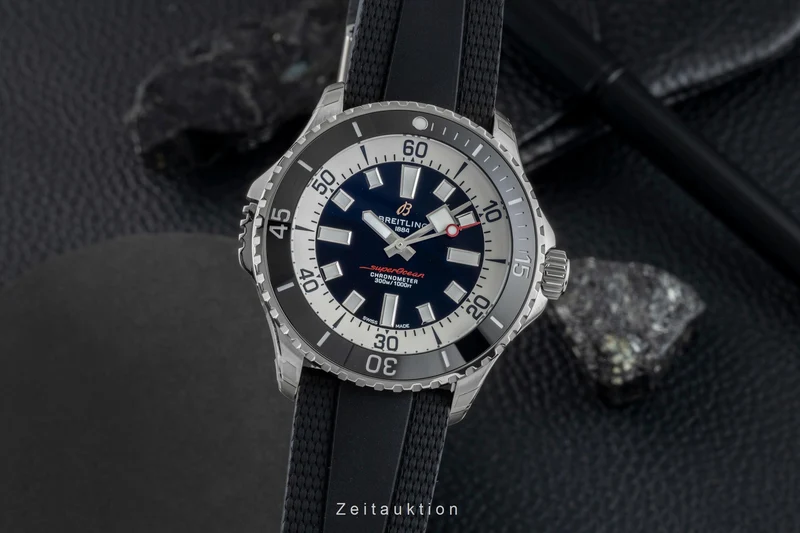 Breitling Superocean steel automatic men's watch A17378211B1S1 LP: 5550EUR [2604551]
