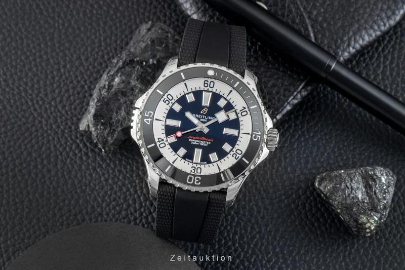 Breitling Superocean steel automatic men's watch A17378211B1S1 LP: 5550EUR [2604551]