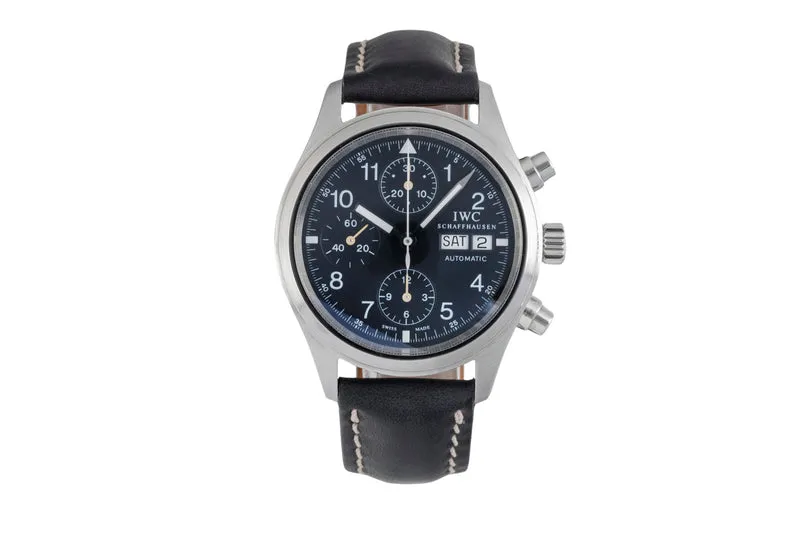 IWC Fliegerchronograph chronograph steel automatic men's watch IW370607 [2604371]