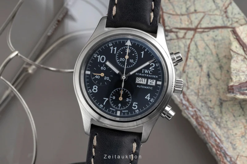 IWC Fliegerchronograph chronograph steel automatic men's watch IW370607 [2604371]