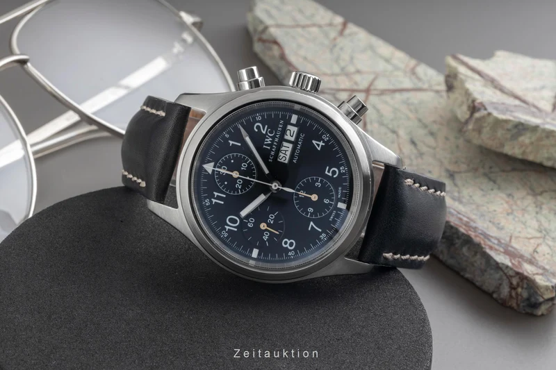IWC Fliegerchronograph chronograph steel automatic men's watch IW370607 [2604371]
