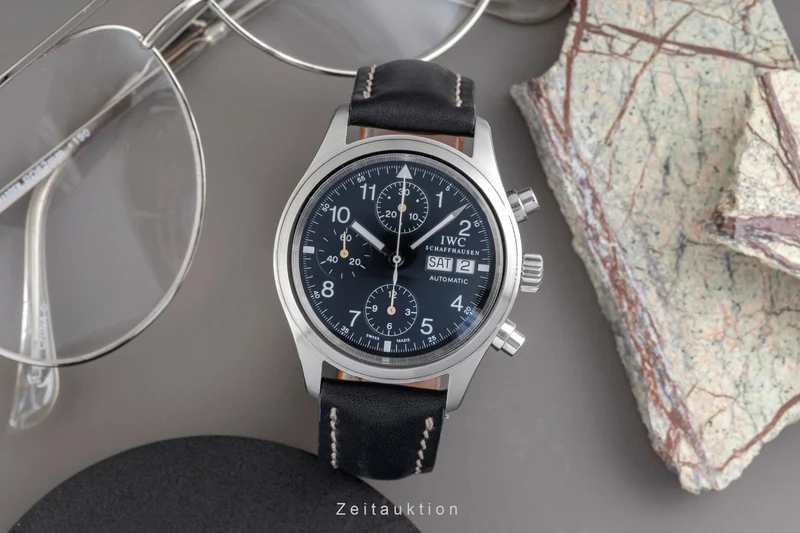 IWC Fliegerchronograph chronograph steel automatic men's watch IW370607 [2604371]