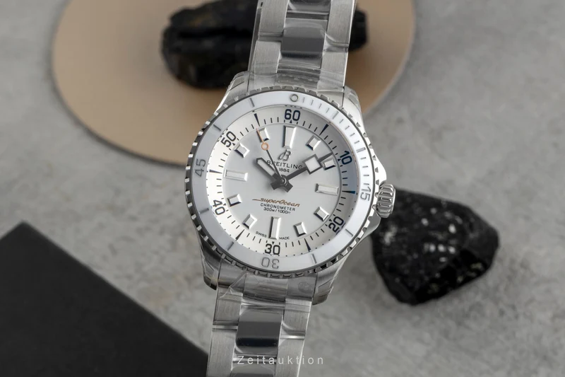 Breitling Superocean steel automatic women's watch A17377211A1A1 LP: 5650EUR [2604544]
