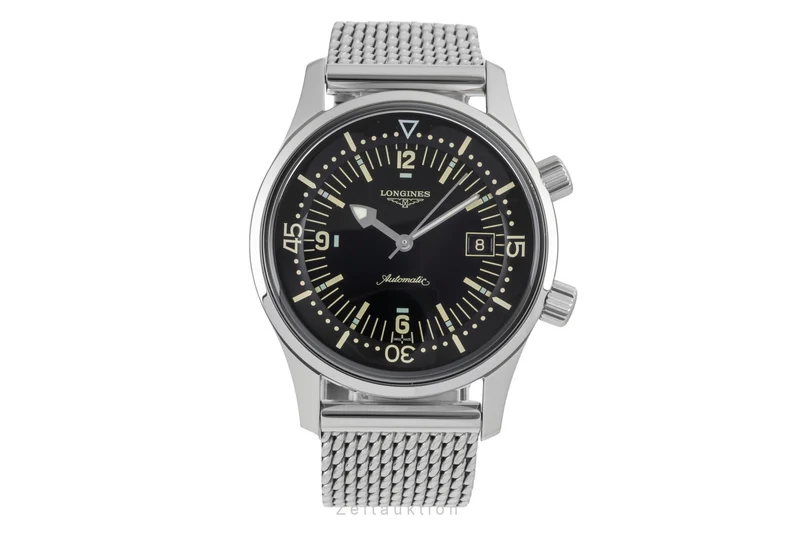 Longines Legend Diver steel automatic men's watch L3.674.4.50.6 LP: 3950EUR [2604455]