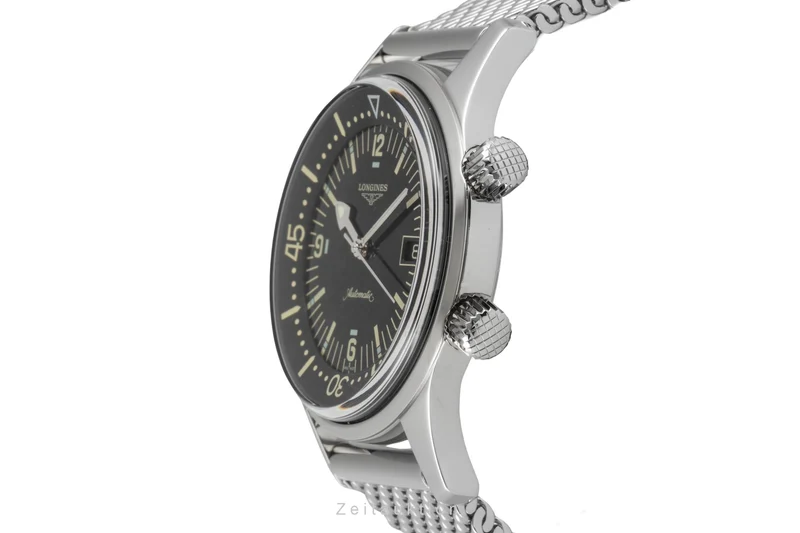Longines Legend Diver steel automatic men's watch L3.674.4.50.6 LP: 3950EUR [2604455]