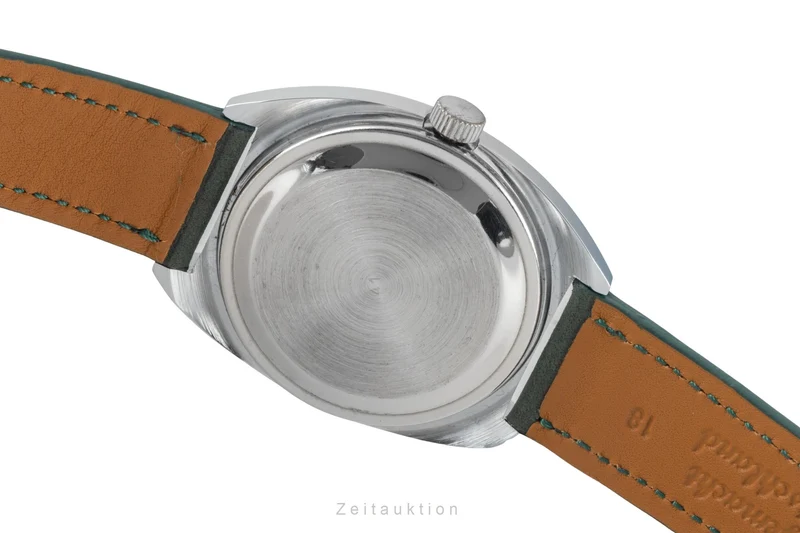 Glashütte Spezichron chromed brass automatic men's watch Vintage [2604198]