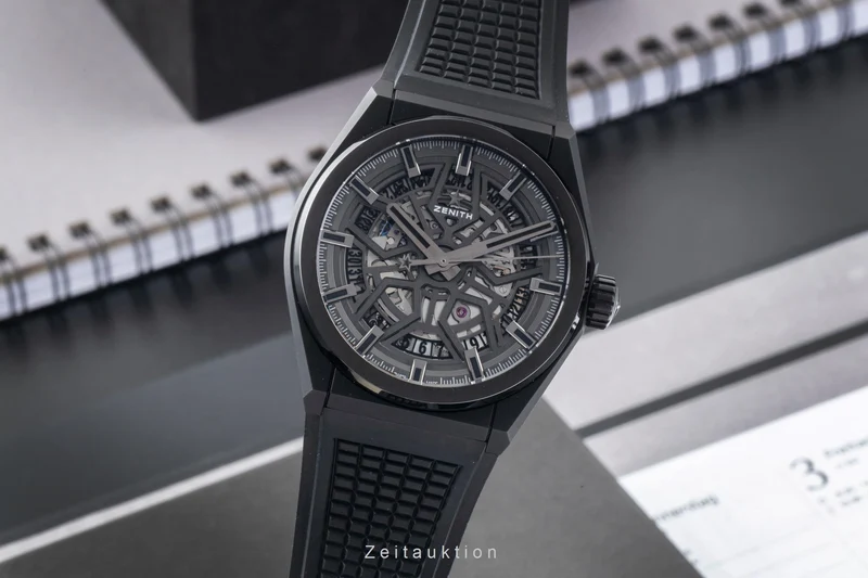 Zenith Defy ceramic automatic men's watch 49.9000.670/77.R782 LP: 7600EUR [2604303]