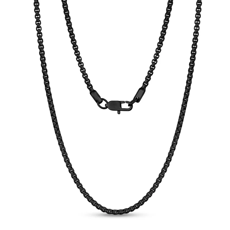 3mm Runde Box Link Kette