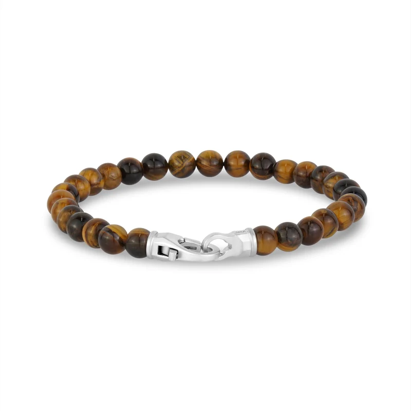 6mm Mattes Perlenarmband mit Verschluss