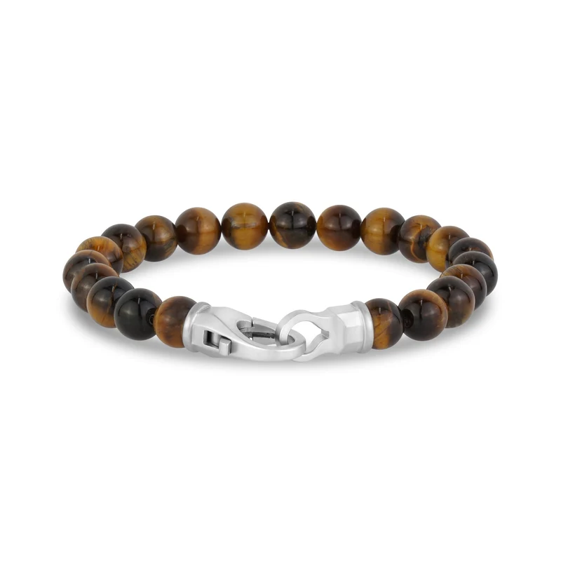 8mm Mattes Perlenarmband mit Schließe