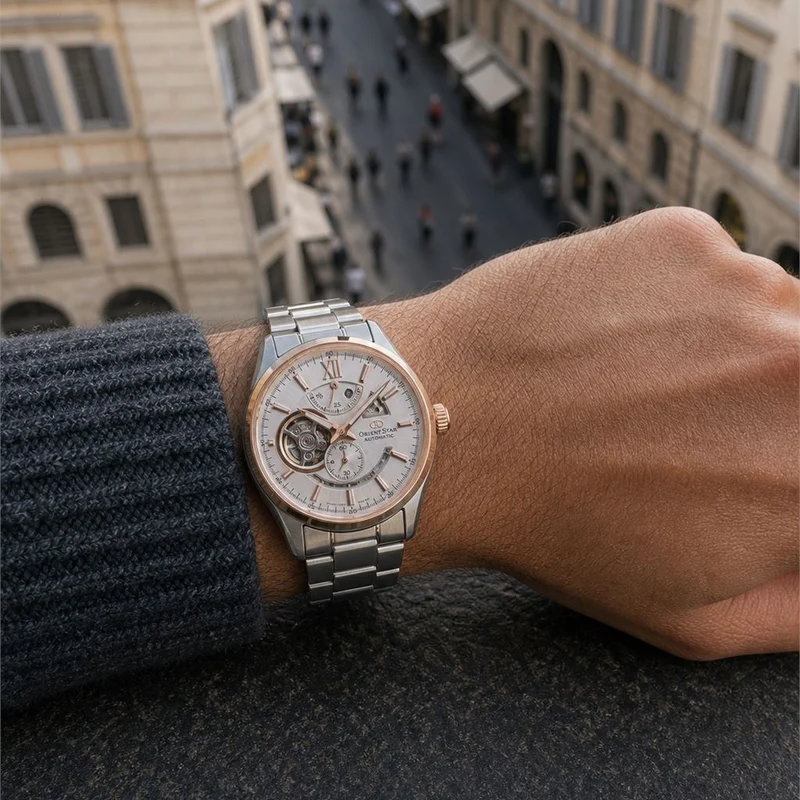 Orient Star Contemporary Layered Skeleton RE-AV0123G00B