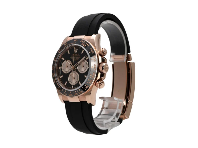 Rolex Daytona Everose-Gold 126515LN Schwarz Oysterflex