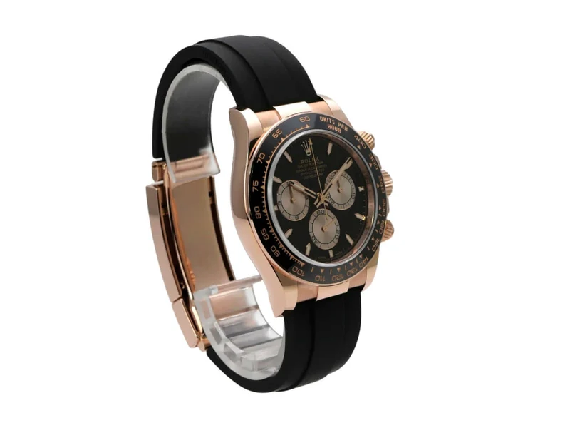Rolex Daytona Everose-Gold 126515LN Schwarz Oysterflex