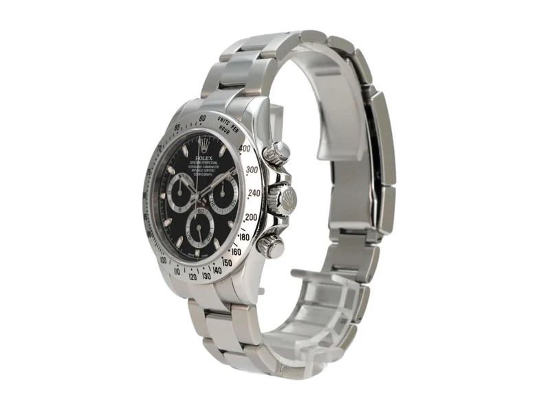 Rolex Daytona Edelstahl 116520 Schwarz