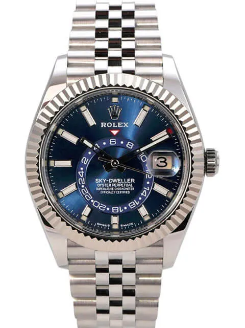 Rolex Sky-Dweller 336934 Blau Jubile-Band