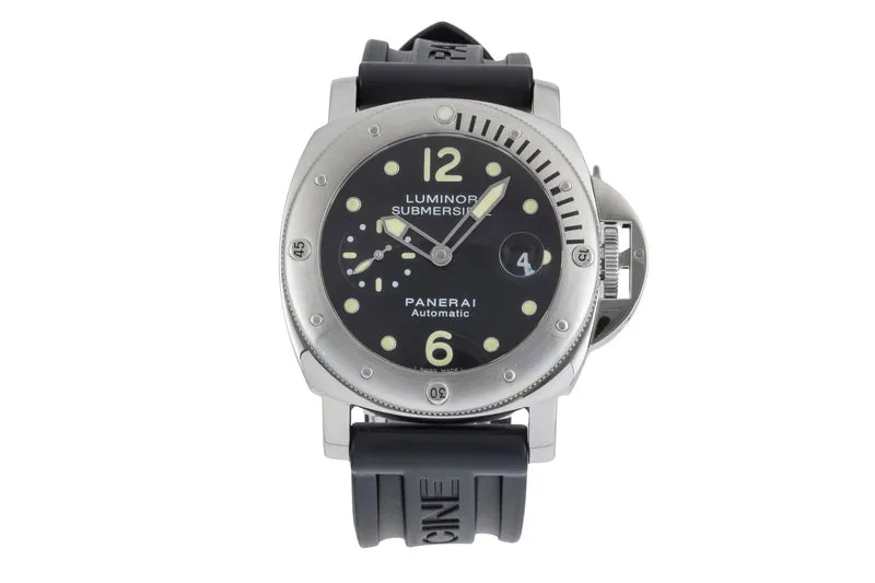 Panerai Submersible steel automatic men's watch PAM00024 LP: 10300EUR [2604485]