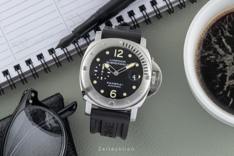 Panerai Submersible steel automatic men's watch PAM00024 LP: 10300EUR [2604485]