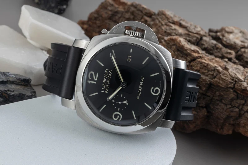 Panerai Luminor Marina steel automatic men's watch PAM00312 LP: 9200EUR [2604252]