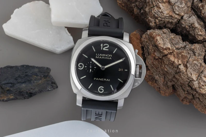 Panerai Luminor Marina steel automatic men's watch PAM00312 LP: 9200EUR [2604252]