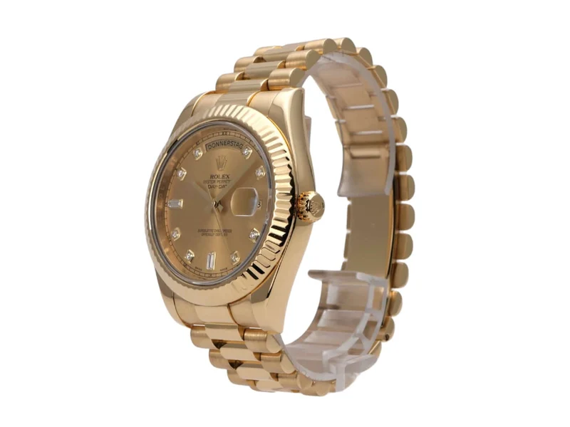 Rolex Day-Date II 218238 Gelbgold Champagner Diamant