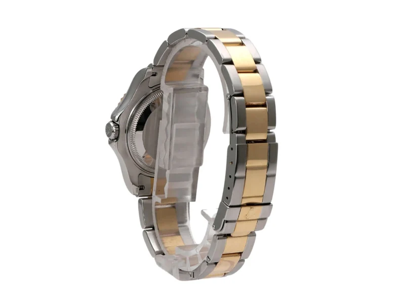 Rolex Yacht-Master 35 Edelstahl Gelbgold 168623 Champagner