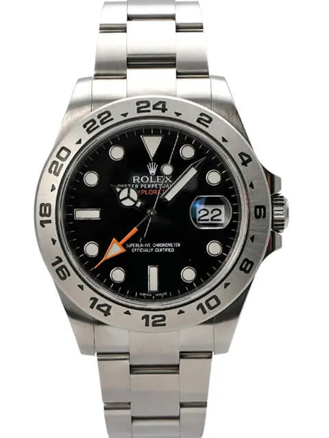 Rolex Explorer II 42 Edelstahl 216570 Schwarz