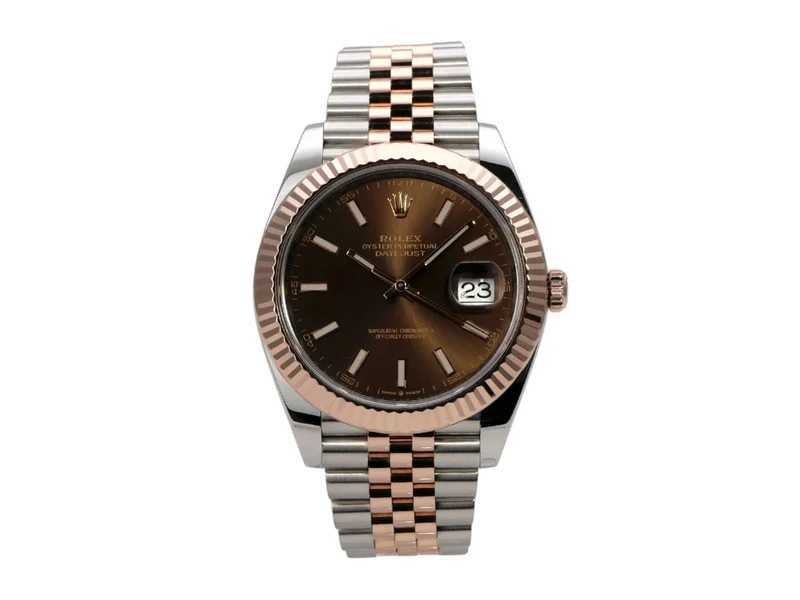 Rolex Datejust 41 Edelstahl Everose-Gold 126331 Choco Jubile-Band