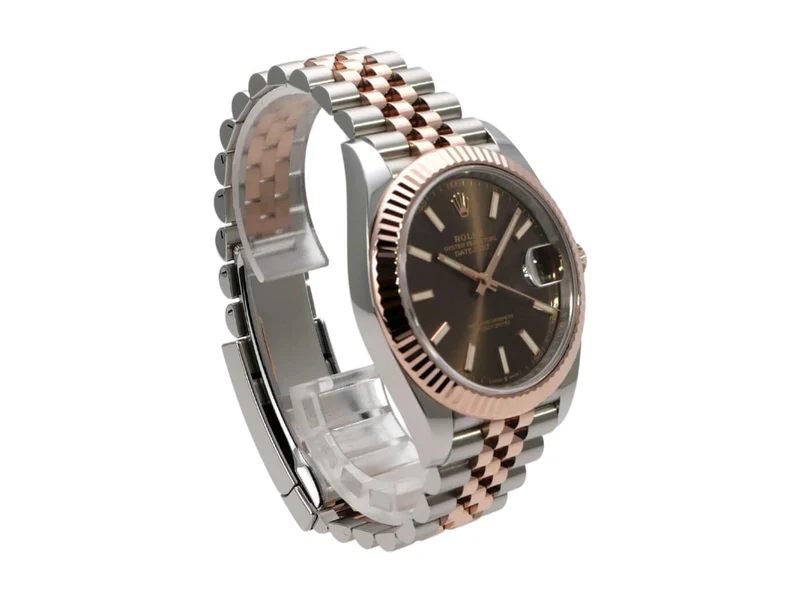 Rolex Datejust 41 Edelstahl Everose-Gold 126331 Choco Jubile-Band