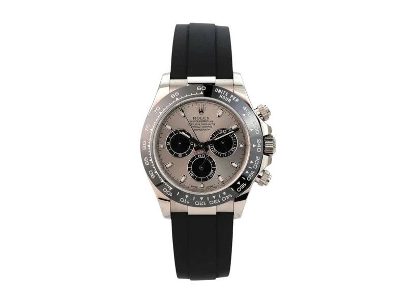Rolex Daytona 116519LN Weißgold Oysterflex Grau