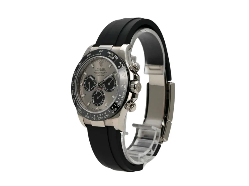 Rolex Daytona 116519LN Weißgold Oysterflex Grau