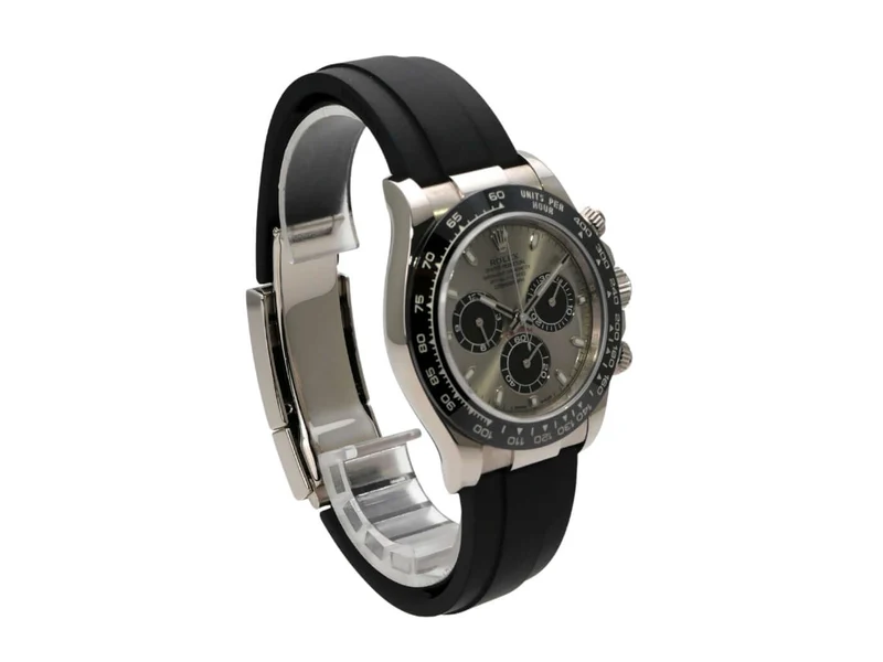 Rolex Daytona 116519LN Weißgold Oysterflex Grau