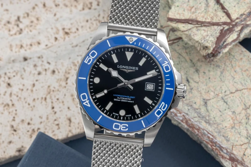 Longines Hydro Conquest steel automatic men's watch L3.788.4.90.6 LP: 2250EUR [2604305]