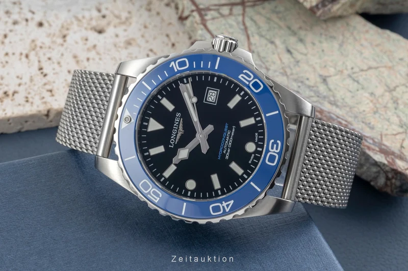 Longines Hydro Conquest steel automatic men's watch L3.788.4.90.6 LP: 2250EUR [2604305]