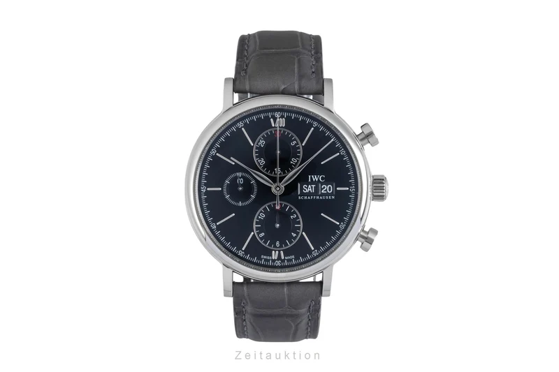 IWC Portofino chronograph steel automatic men's watch IW391002 LP: 7100EUR [2604239]