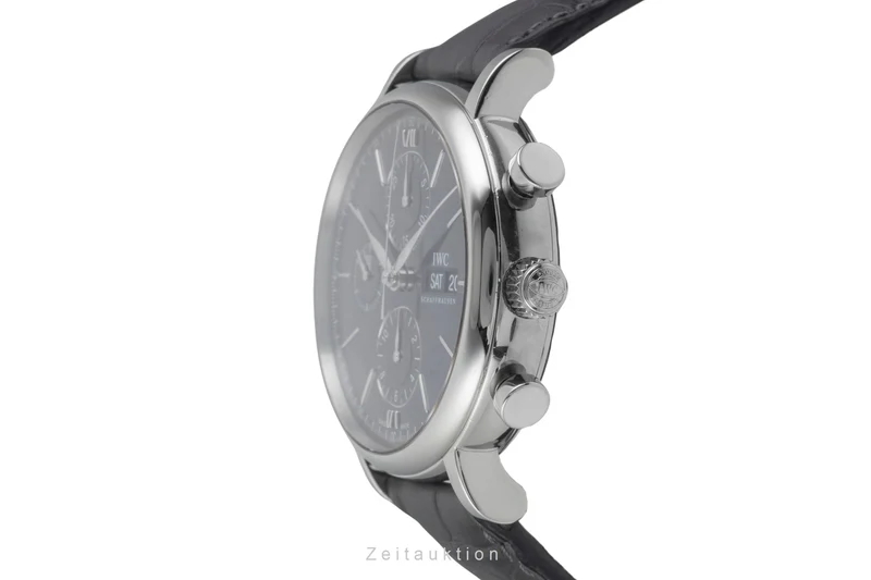 IWC Portofino chronograph steel automatic men's watch IW391002 LP: 7100EUR [2604239]