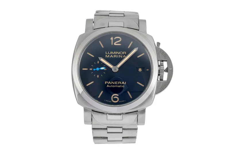 Panerai Luminor Marina steel automatic men's watch PAM01028 LP: 10200EUR [2604355]